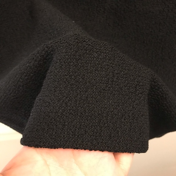 St. John Black Knit Pencil Skirt 2 - Picture 3 of 10
